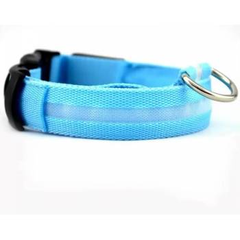 HARAHU Светещ нашийник за куче с usb зареждане - Син / xl kp30735 (30735)