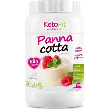 KetoFit Panna cotta proteinová 200 g