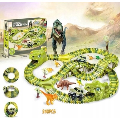 R2 Invest Dinosauří mega autodráha 240 dílků