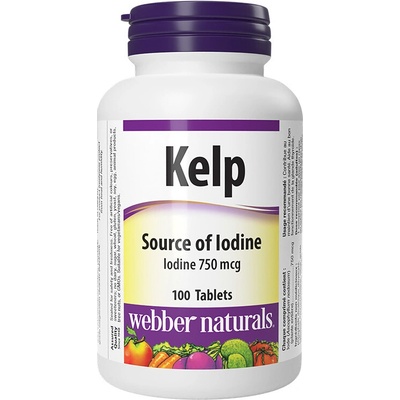 Webber Naturals Kelp 575 mg 100 tabliet