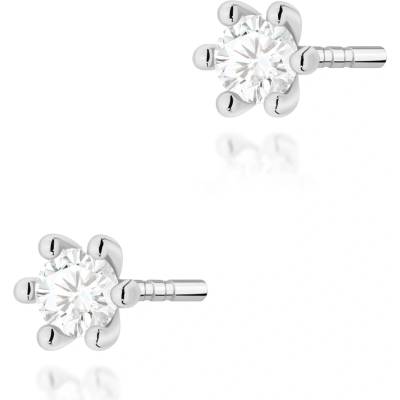 Blink-Blink Náušnice z bieleho zlata s diamantami 0.20 ct 3140BDB