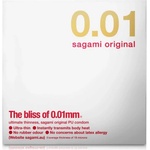 Sagami 1 бр. Най-тънкият презерватив Sagami Original 0.01 мм