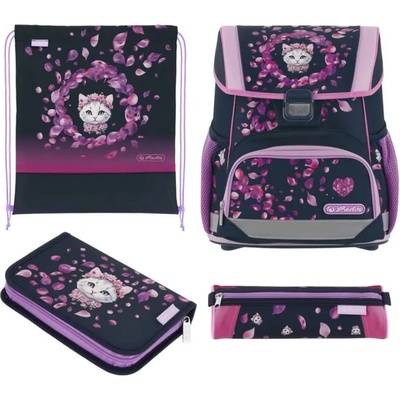 Herlitz Ученически комплект с чанта-раница Loop Plus, заредена, Blossom Dance - Herlitz