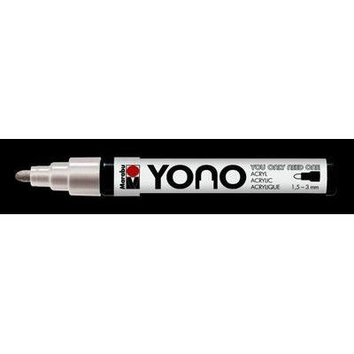 Marabu YONO akrylový popisovač 1,5-3 mm - bílý