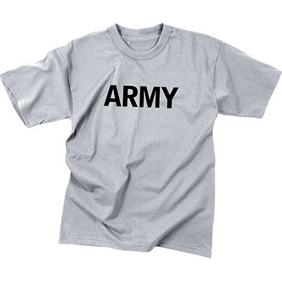ROTHCO triko dětské s nápisem ARMY ŠEDÉ