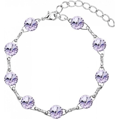 Swarovski Elements Rivoli rhodiovaný fialový 33111.1 Violet fialová velmi světlá lila