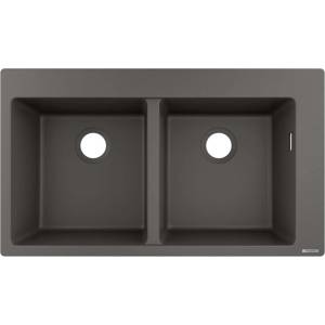 Hansgrohe - Вградена гранитна мивка S510-F770, каменно сиво 43316290 (43316290) Мивка за вграждане