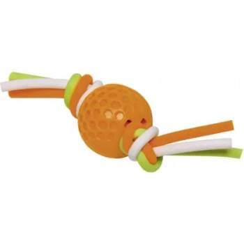 Image 1 of NOBBY Топка tpr със силиконова лента 5 см / 17 см 60389 - оранжева