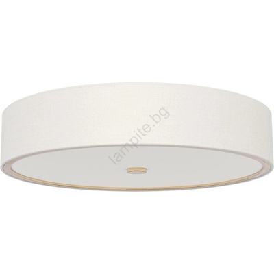 Open Design OR86003 - плафон ZALINDRO 4xE27/15W/230V Ø54, 5 cm бял/златист (OD0096)