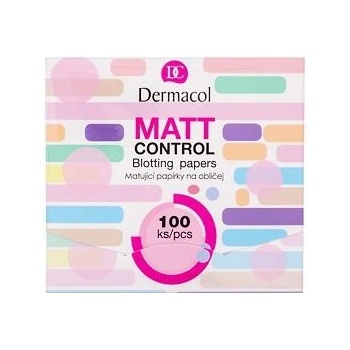 Dermacol Matt Control matující papírky na obličej 100 ks