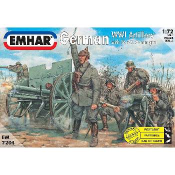 Conflix Emhar 1/72 WWI Германска артилерия с 77 мм 96n/A Geschütz (PKEM7204)