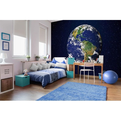 DIMEX ART Самозалепваща се флизелинова фототапета земя в космоса 375 x 250 см