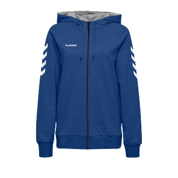 Hummel Суитшърт с качулка Hummel GO COTTON ZIP HOODIE WOMAN 204232-704 Размер XS