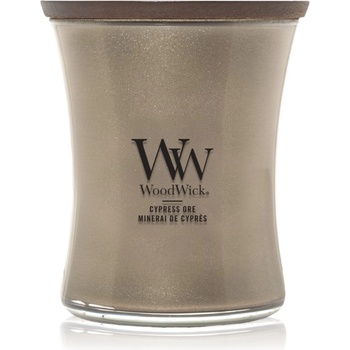 WoodWick Precious Metals Cypress Ore ароматна свещ 275 гр