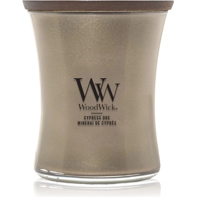 WoodWick Precious Metals Cypress Ore ароматна свещ 275 гр