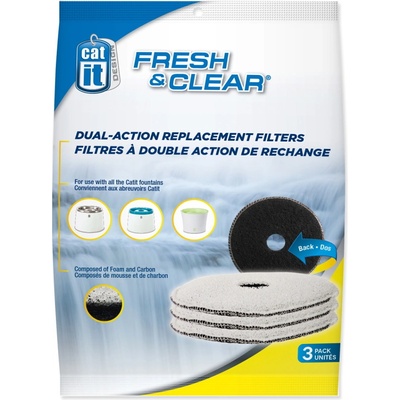 Catit Fresh&clear náhradní filtr molitan do fontány malé 3 ks