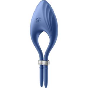 Satisfyer Duelist - вибриращ пенис ринг с акумулатор - син