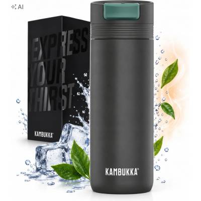 Kambukka termohrnek Cabo 500 ml Šedý zelený