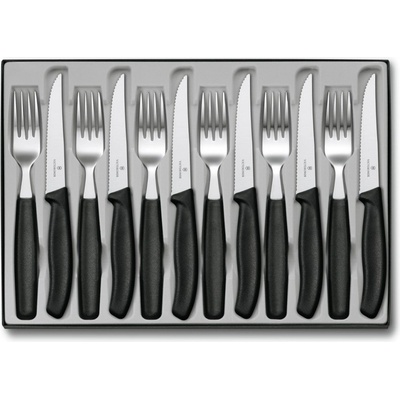 Victorinox Sada příborů Swiss Classic černá 12 ks