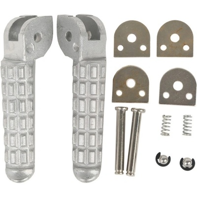 BIKETEC PARTS sada stupaček pasažéra kompletní s upevněním DUCATI MONSTER 696/796 09-13 barva stříbrná