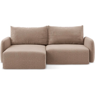 makamii Светлокафяв разтегателен ъглов диван с място за съхранение (ляв ъгъл) Kalena - Makamii (KALENA_LCF_38_P1_C3)