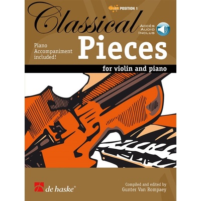 Classical Pieces - 34 skladieb pre začiatočníkov hry na husle a klavír
