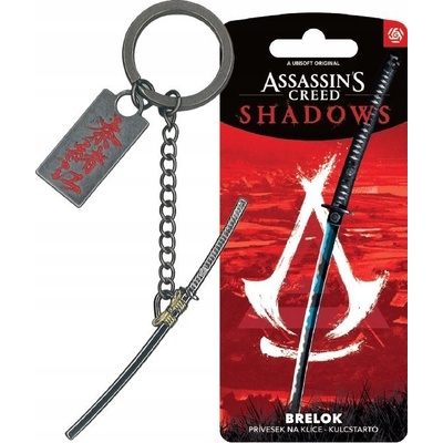 Good Loot Ключодържател Assassin's Creed Shadows Naoe katana, Good Loot, метал, 160x70 mm, блистер (5908305247623)