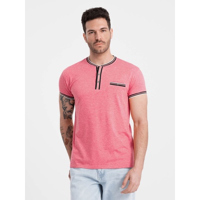 Ombre Clothing Старо розово Мъжка риза с копчета Омбре Облекло Ombre Clothing | Rozov | МЪЖЕ | S