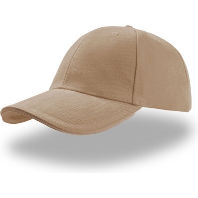 Atlantis Headwear Liberty Sandwich 6 panelová COT33000533399 khaki/khaki Khaki
