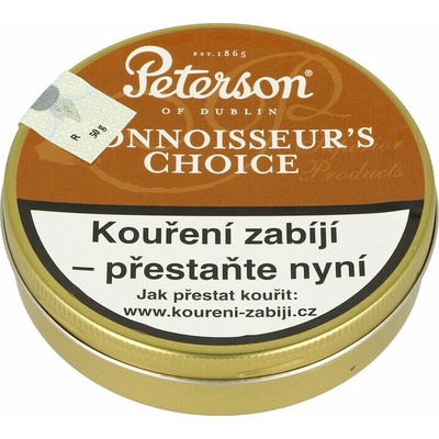 Peterson of Dublin Dýmkový tabák Connoisseur's Choice 50g N – Zbozi.Blesk.cz