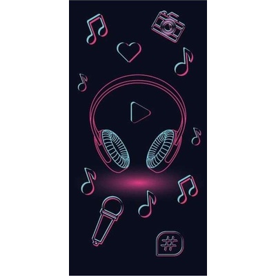 DETEXPOL Osuška Music 70x140 cm
