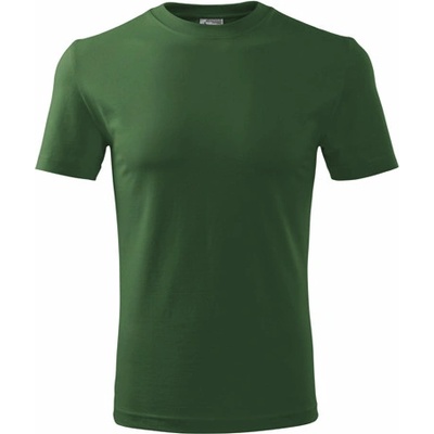 Tričko bez potisku bavlněná trička bez potisku Lahvově zelené