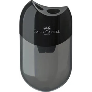 Faber-Castell Острилка, перфоратор за две дупки, с резервоар, faber-castell, черна 183500 (183500)
