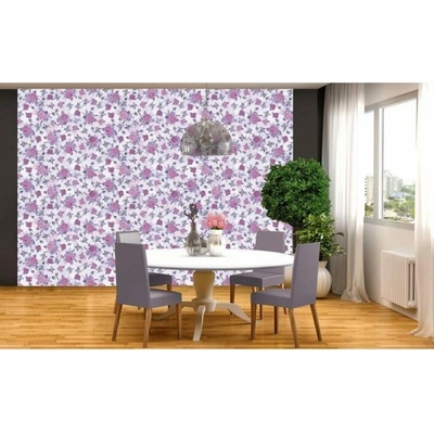 Луксозна флизелинова тапета розово бродирани рози