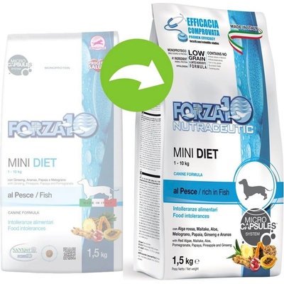 Forza10 Mini Diet s rybou 2 x 1,5 kg
