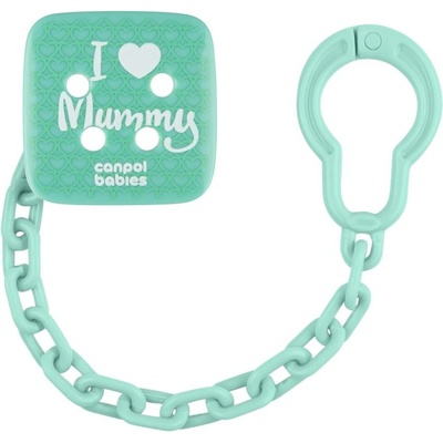 Canpol babies řetízek I Love Mummy šedá – Zboží Mobilmania