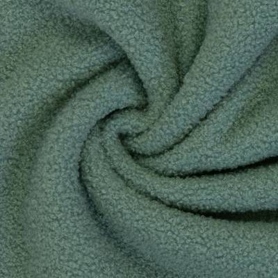 Teddy bouclé fleece - smaragdová 265