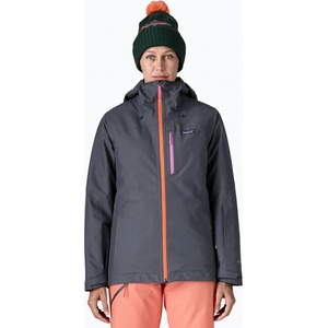 Patagonia Дамско яке за дъжд Patagonia Insulated Powder Town smolder blue w / orange peel