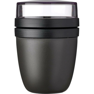 Mepal Ellipse jedálenský box farba Nordic Black 500 + 200 ml