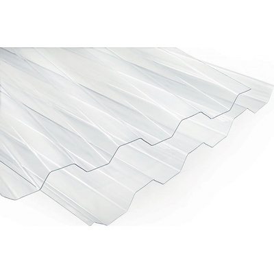 Palram Trapéz hladký 0,8 mm 1,260 x 2 m čirá 1 ks