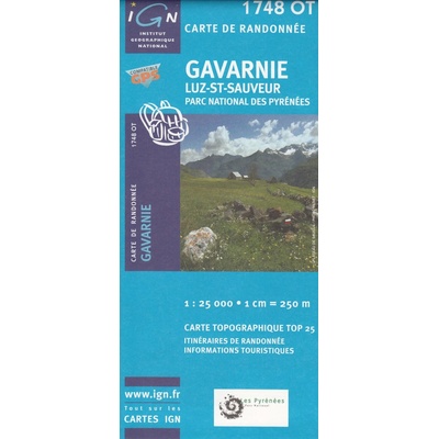 IGN 1748 Gavarnie 1:25t / mapa