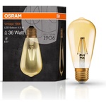 OSRAM VINTAGE 1906 LED CL Edison FIL GOLD 36/4, 5W/825 E2 LEDVANCE (20240134)