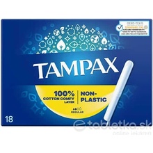 Tampax Non-Plastic Regular tampony 18 ks