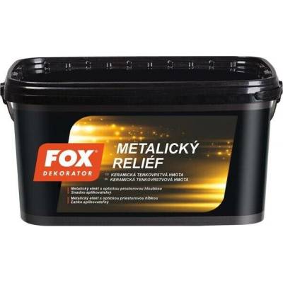 Atlas Fox metalický reliéf 1 l platinum