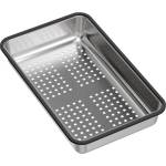 Quadron Цедка за мивка Quadron Unique от неръждаема стомана 38x23 см (RFC01-01) Мивка за вграждане