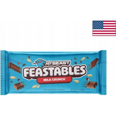 Feastables MrBeast mliečna čokoláda 60 g