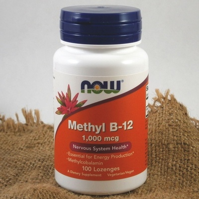 Now Foods Foods Methyl B-12 1000mcg 100 pastilek