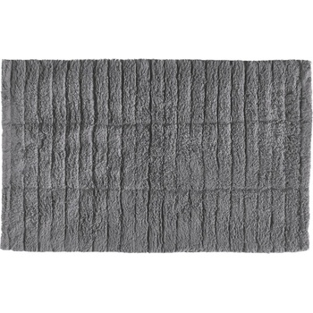 Zone Сива постелка за баня 80x50 cm Tiles - Zone (13533)