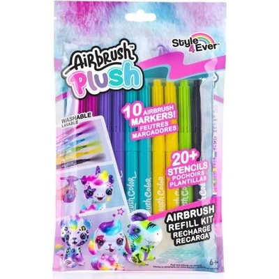 Canal Toys Airbrush Plush: Стил 4 Завинаги резерва за маркери - 10 бр (OFG256)