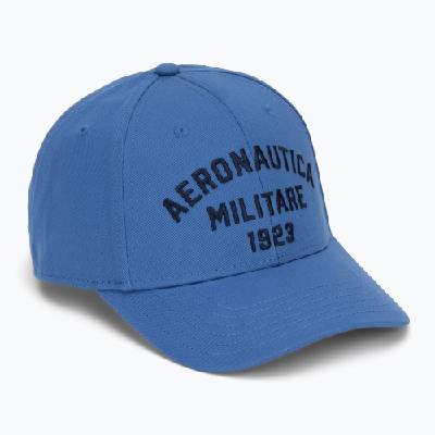 Mъжка шапка с козирка Aeronautica Militare HA1104UCT02 pacific blue